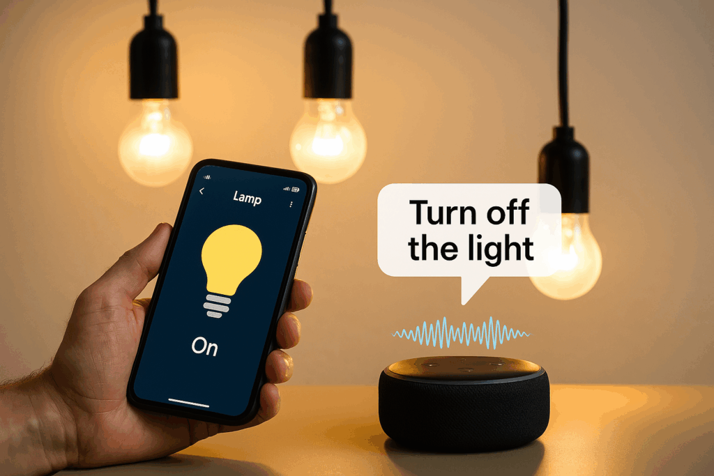 Como controlar lâmpadas pelo celular ou voz