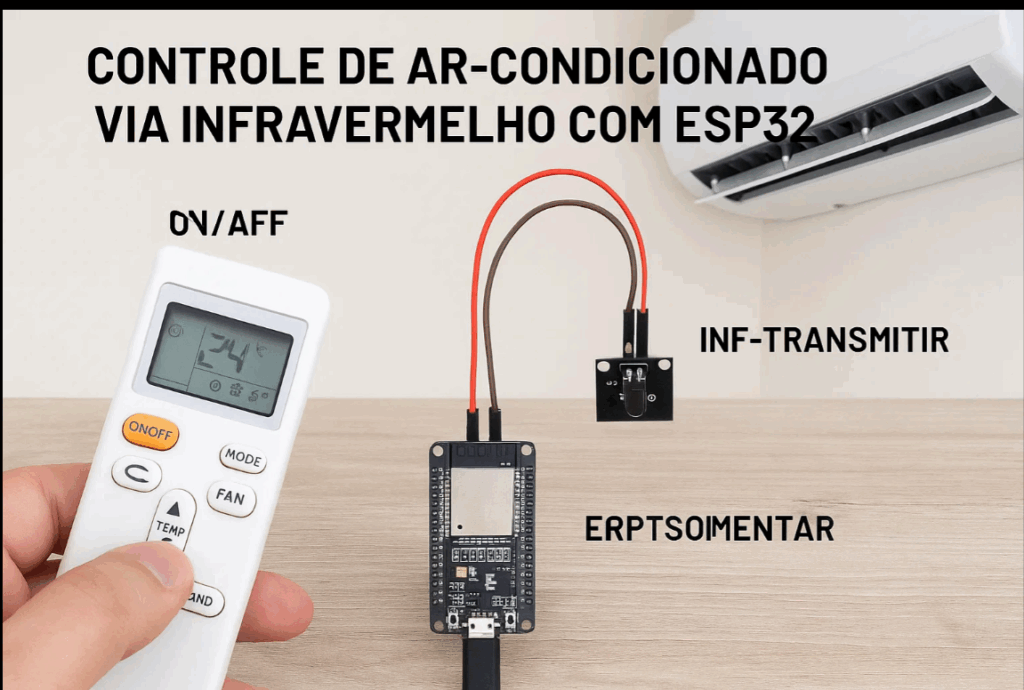 Controle de Ar-Condicionado via Infravermelho com ESP32